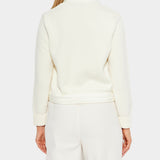 MONCLER 麻花織紋針織拼接外套