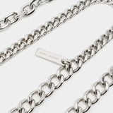 MARC JACOBS 金屬鍊條肩背帶