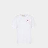 MARNI 絨印Logo短袖T-Shirt