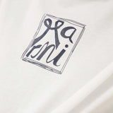 MARNI 方塊Logo寬版T-Shirt