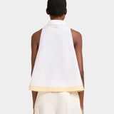 MARNI 拼接翻領無袖上衣