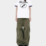 WE11DONE Logo藍滾邊短袖T-Shirt