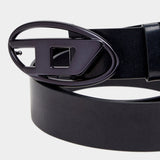 DIESEL 3.9公分寬男款皮革腰帶