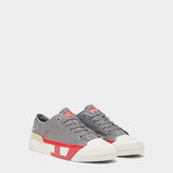 DIESEL 男款撞色低筒帆布鞋