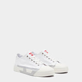 DIESEL 女款撞色低筒帆布鞋