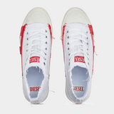 DIESEL 女款撞色低筒帆布鞋