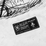 BALMAIN 側面印花 T-shirt