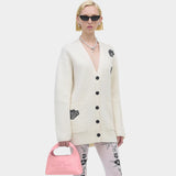 Marc Jacobs 皮革迷你水桶包 - 緞帶粉