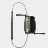 MARC JACOBS Metal chain denim camera bag 