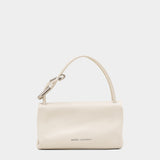 Marc Jacobs 迷你雙飾釦手提包 - 白