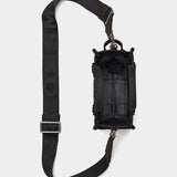 MARC JACOBS 水鑽帆布迷你托特包 - 耀石黑