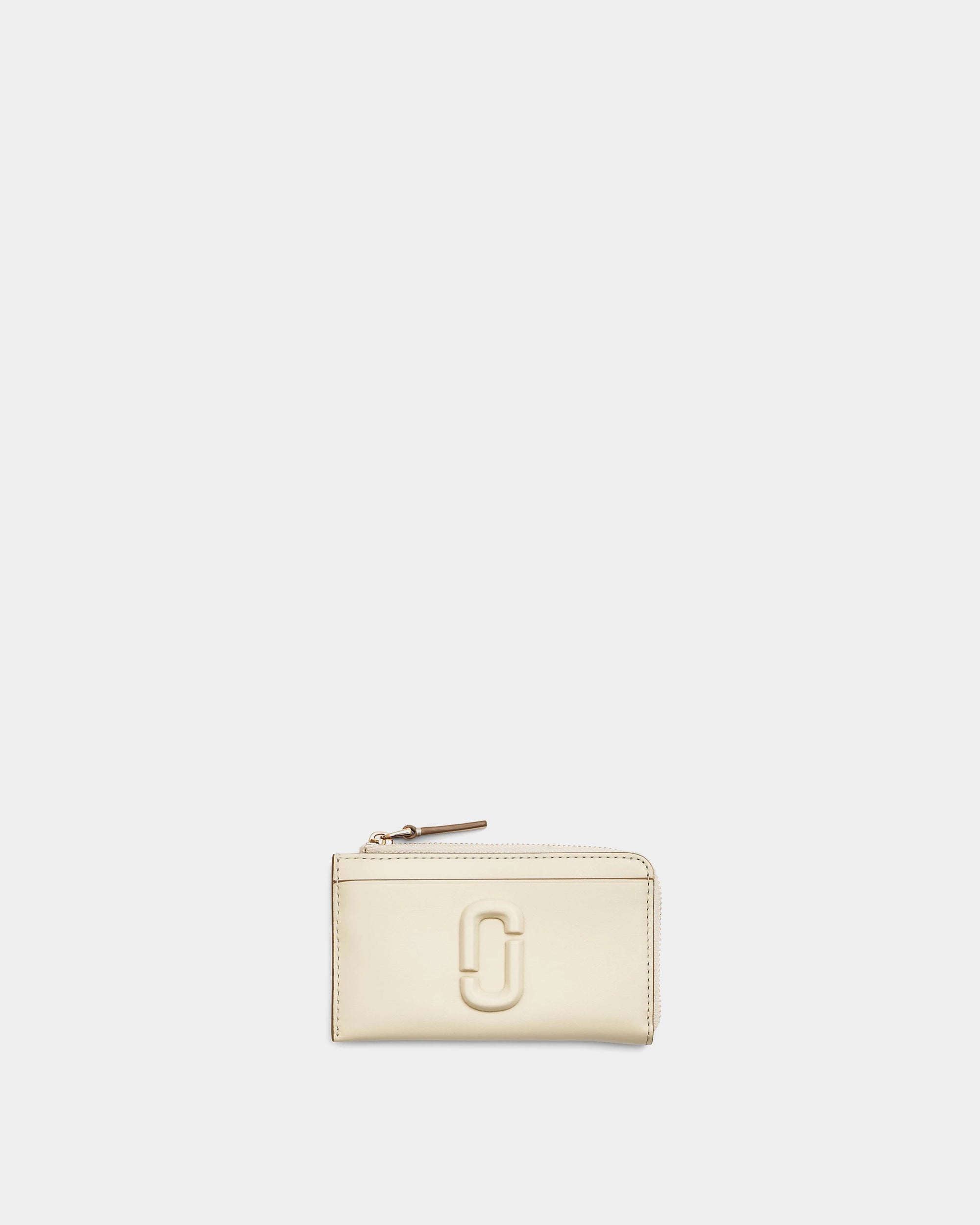 MARC JACOBS embossed LOGO zipper multifunctional wallet 