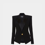 BALMAIN 單扣翻領外套