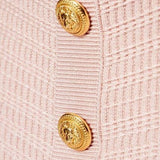 BALMAIN Pink knitted skirt 