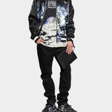 BALMAIN 星際宇宙印花T-shirt