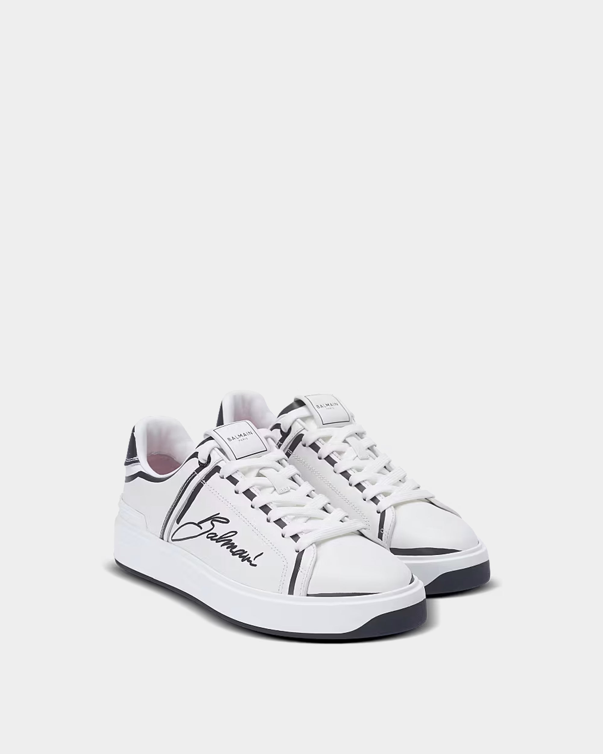 BALMAIN 簽名厚底女款休閒鞋