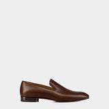 Christian Louboutin Dandelion 棕色小牛皮樂福鞋