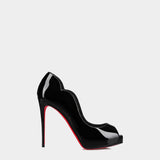 Christian Louboutin 黑色波浪 13 cm 高跟鞋