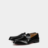 Christian Louboutin Penny 黑色亮面小牛皮樂福鞋