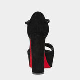 Christian Louboutin 絨面 13 cm 高跟厚底跟鞋