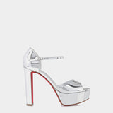 Christian Louboutin 金屬 13 cm 高跟厚底跟鞋