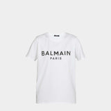 BALMAIN Logo Classic Short Sleeve T-Shirt