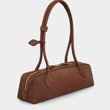 ALAÏA 駝色皮革肩背包