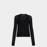 ALAÏA 圓領排釦針織兩件上衣